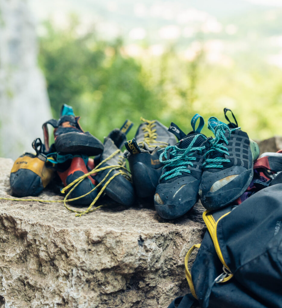 Noleggio scarpette d'arrampicata